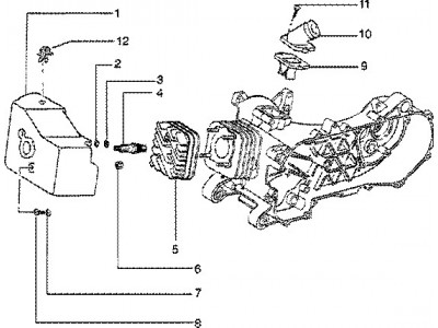 Κεφαλή-κάλυμμα ψύξης και ρακόρ υποδοχής